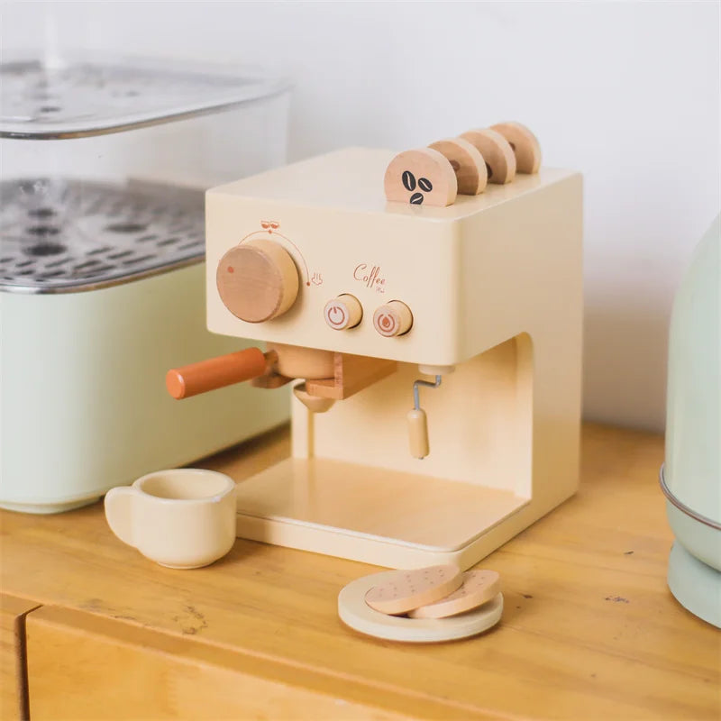 BowLift | Future Barista – Espresso Machine Set made of Wood for Children