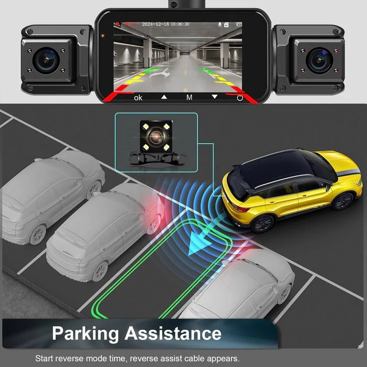 BowLift | Smart Car Dash Camera System with Night Vision and WiFi