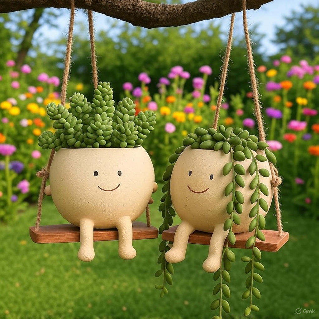BowLift | Happy Buddy Hanging Plant Pot