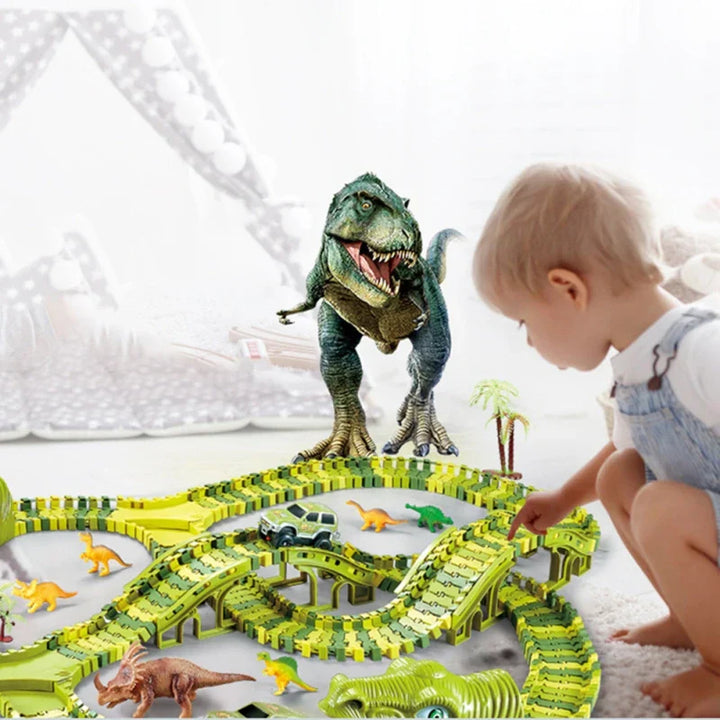 BowLift | Dino Tracks - Dinosaur Adventure Race Set