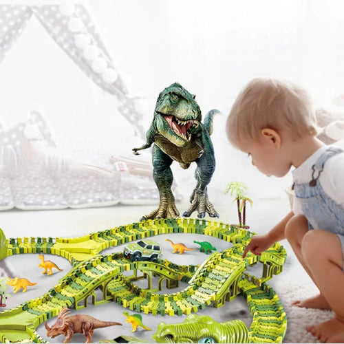 BowLift | Dino Tracks - Dinosaur Adventure Race Set