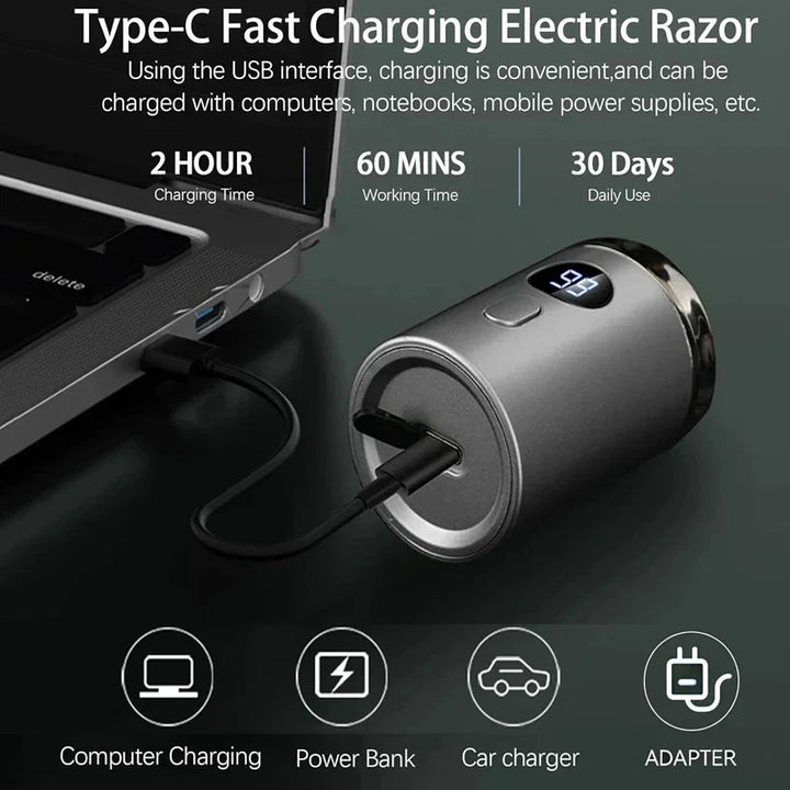 BowLift | TrimTech Pocket Shaver | Compact and powerful electric shaver for a smooth skin on the go