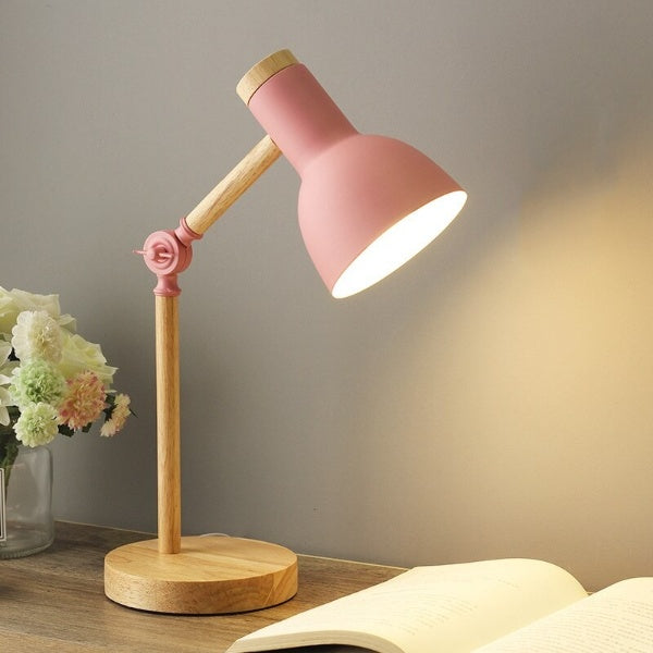BowLift | Nordic Wooden LED Desk Lamp