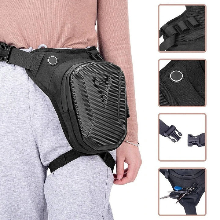 BowLift | Waterproof Motorcycle Thigh Bag with Adjustable Straps