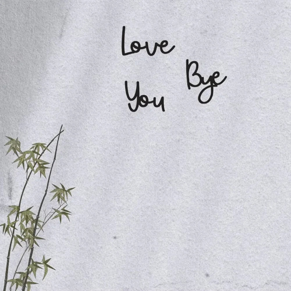 BowLift | Love You Bye Wooden Sign