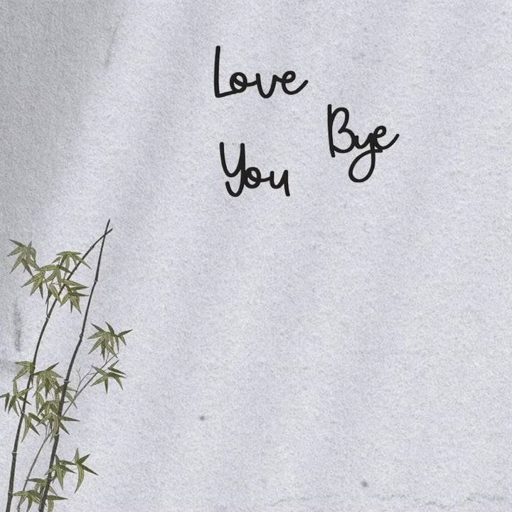 BowLift | Love You Bye Wooden Sign