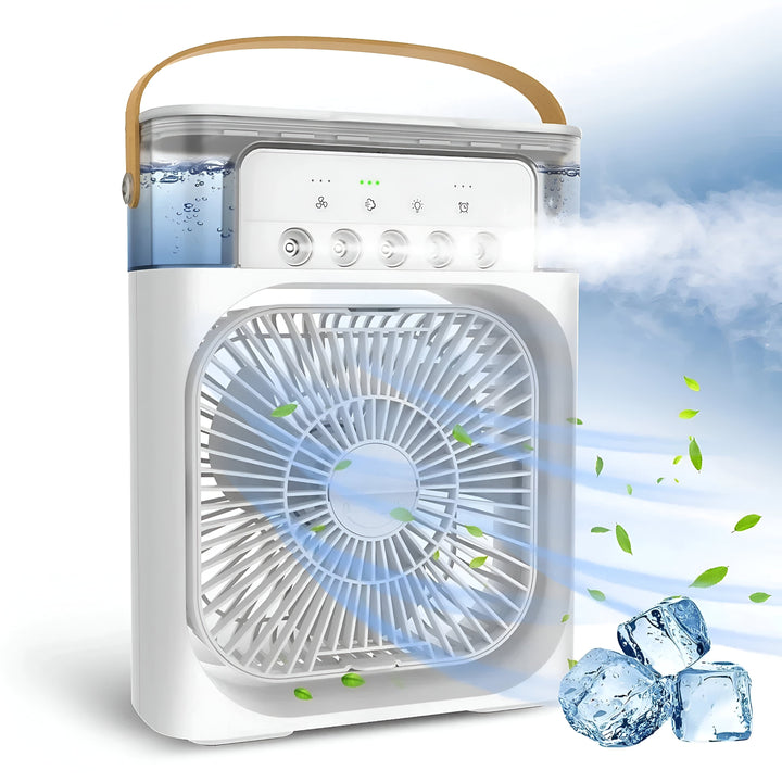 3-in-1 Air Cooler Humidifier | Portable, Adjustable Fan Speeds & Ideal for Bedrooms, Offices & Small Spaces | Bowlift