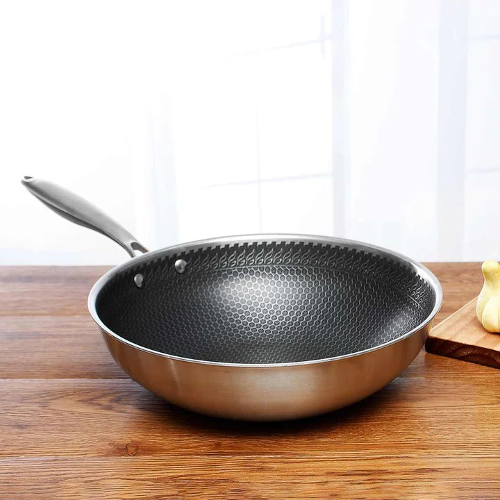 BowLift | Non-Stick Stainless Steel Frying Pan
