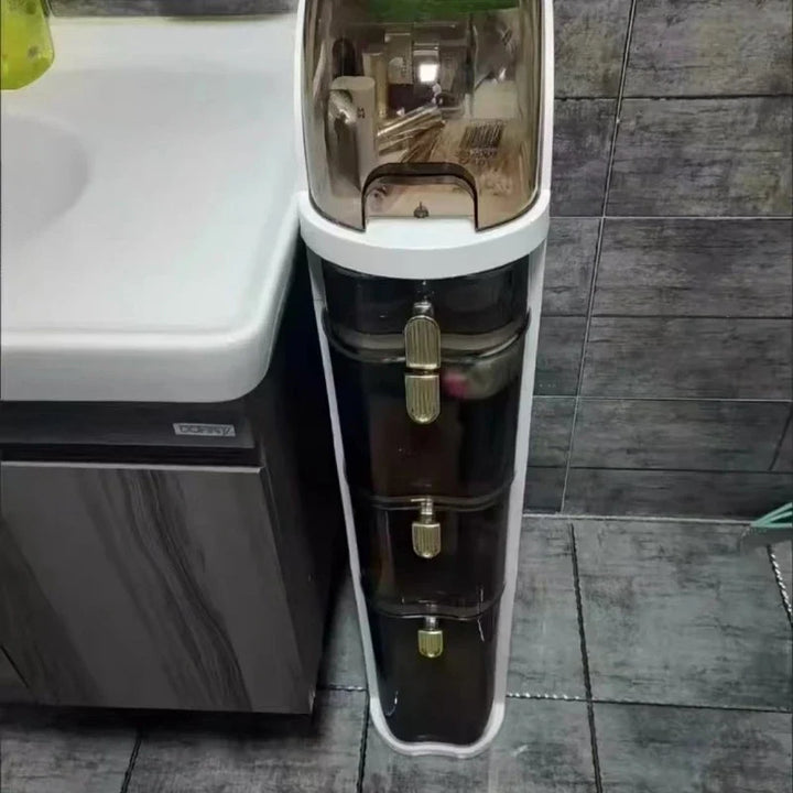 BowLift | Rolling Bathroom Cabinet