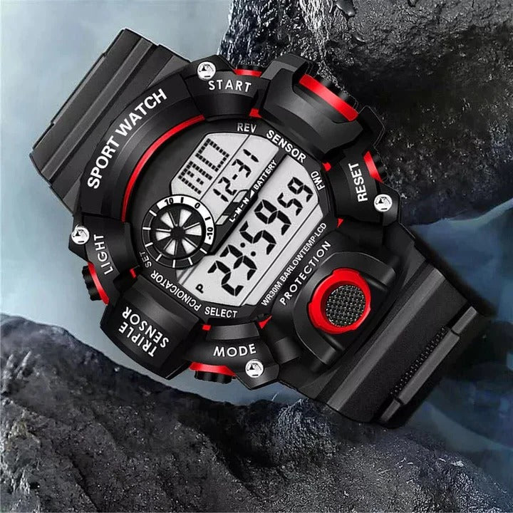BowLift | Men's Digital Sports Watch