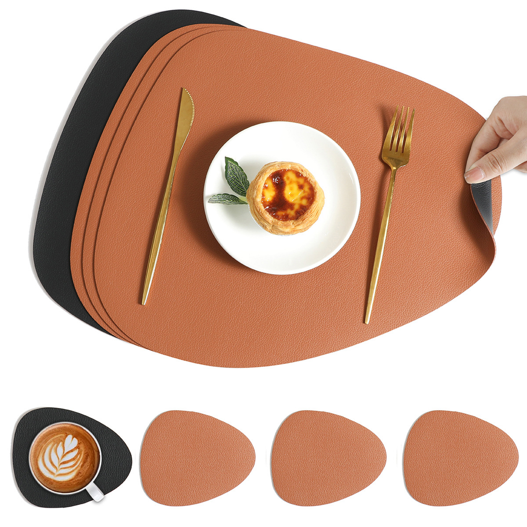 BowLift | Table Mats Reversible Faux Leather Dining Set