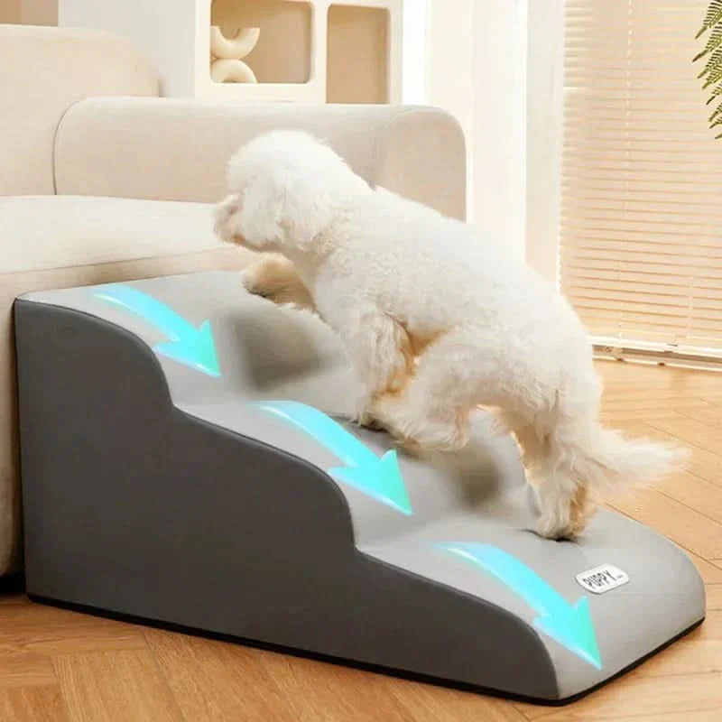 BowLift | PAWEASE PET STAIRS – Pet stairs for safe & stylish access to sofa & bed