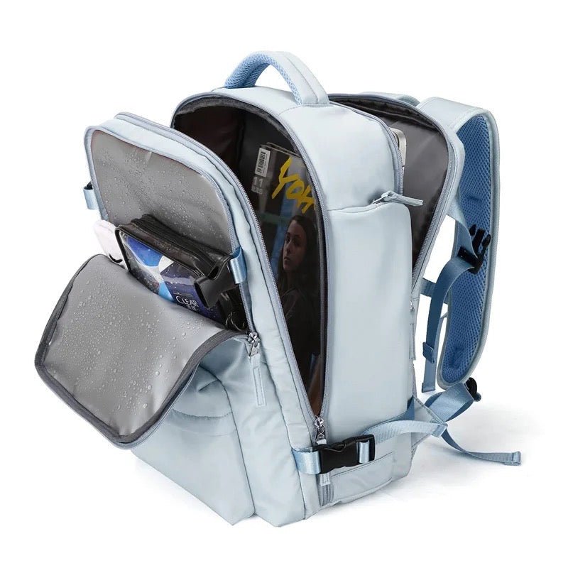 BowLift | TrekVault Waterproof Backpack: 25L Anti-Theft Design with Laptop Compartment