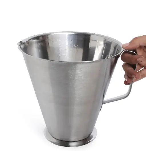 Measuring cup stainless steel 0.5 L with internal marking | Bowlift