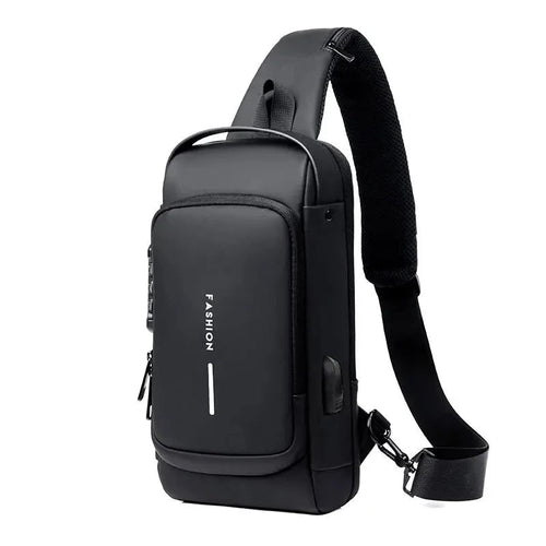 Security backpack with hidden zippers | Bowlift