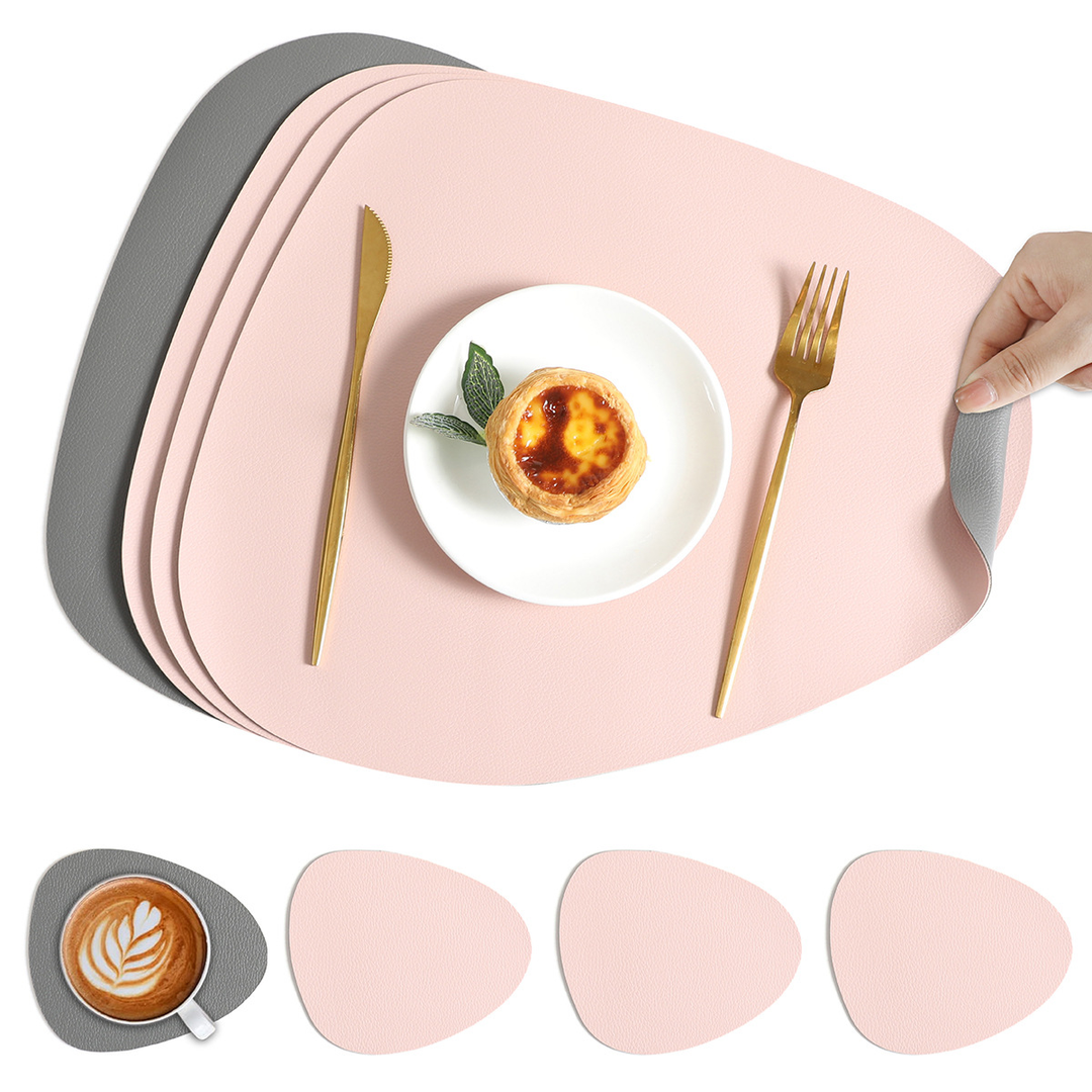 BowLift | Table Mats Reversible Faux Leather Dining Set