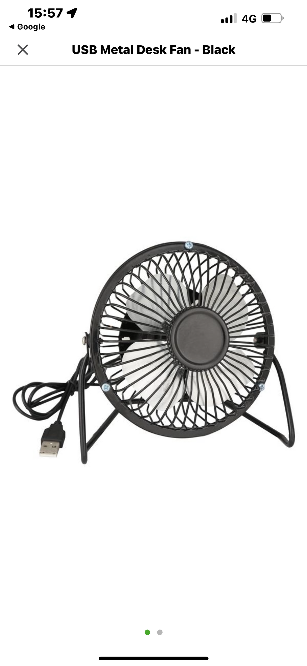 Mini USB Table Fan | Bowlift