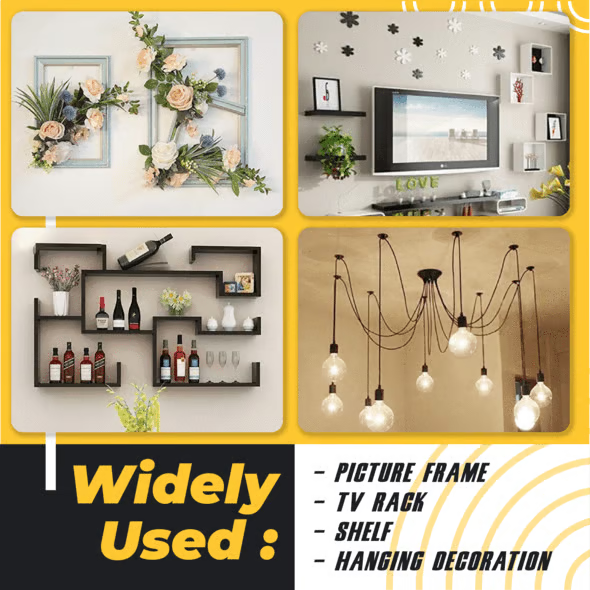 BowLift | Drywall Anchor Screws | No-Drill Expansion Lock | Heavy-Duty Steel | Holds up to 66 lbs