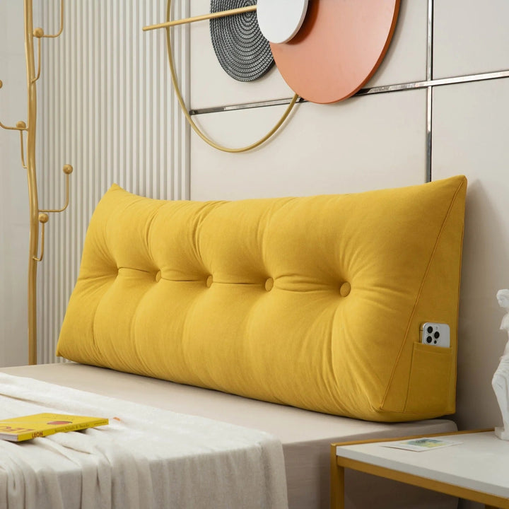 BowLift | Ergonomic Wedge Pillow | Back & Neck Support with Removable Cover for Bed & Sofa Relaxation