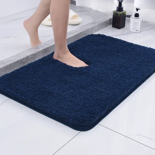 BowLift | Non-slip Bath Mat Quick-drying Microfiber 50 x 80 cm Luxury Comfort Safety