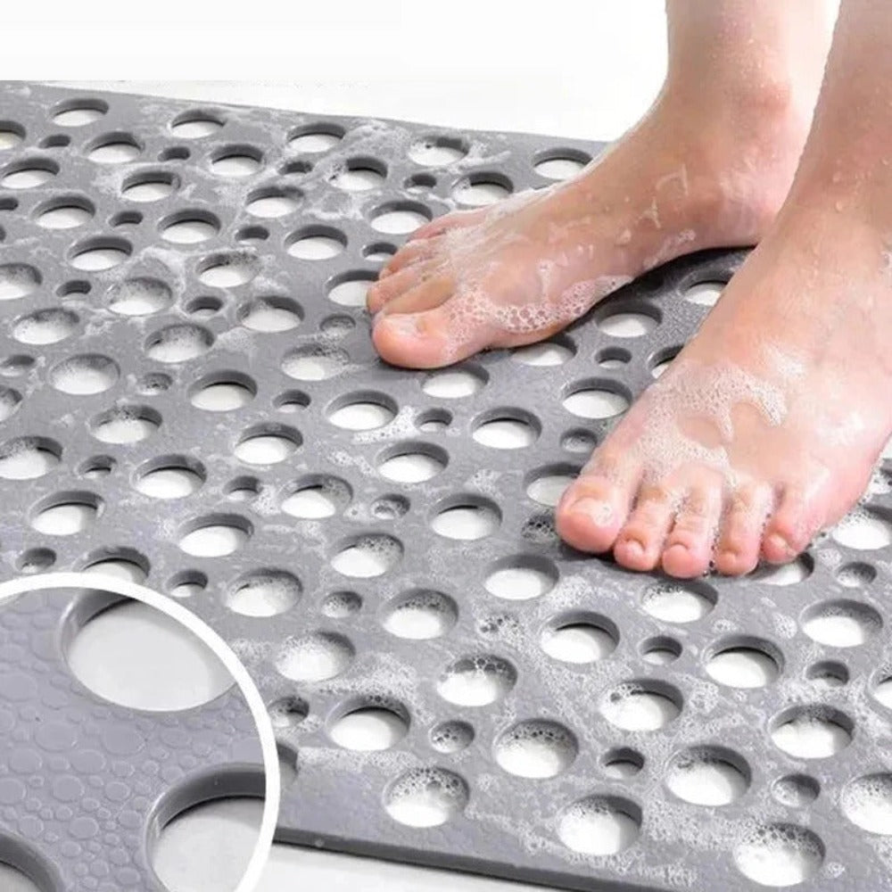 AquaGuard Non-Slip Shower Mat – Hygienic Bath Mat with Suction Cups and Quick-Drying Design | Bowlift