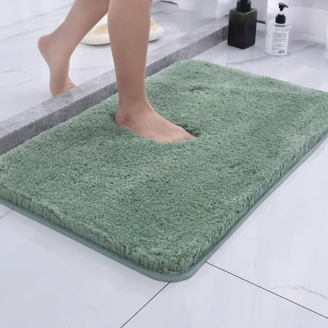 BowLift | Non-slip Bath Mat Quick-drying Microfiber 50 x 80 cm Luxury Comfort Safety