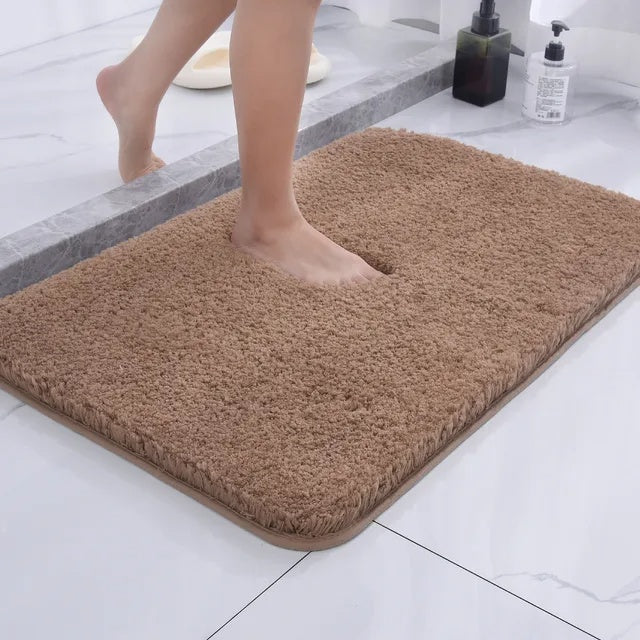 BowLift | Non-slip Bath Mat Quick-drying Microfiber 50 x 80 cm Luxury Comfort Safety