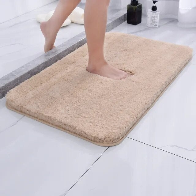 BowLift | Non-slip Bath Mat Quick-drying Microfiber 50 x 80 cm Luxury Comfort Safety