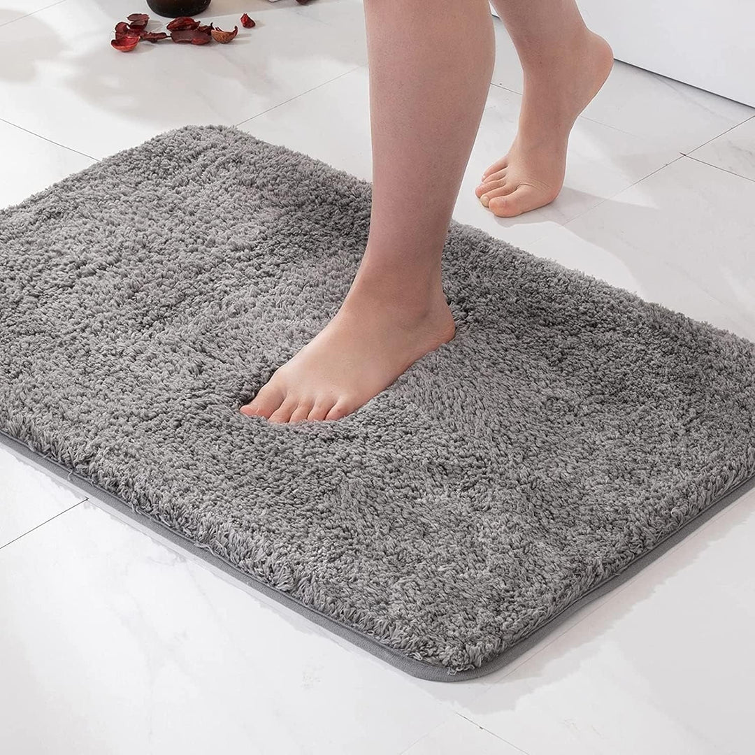 BowLift | Non-slip Bath Mat Quick-drying Microfiber 50 x 80 cm Luxury Comfort Safety