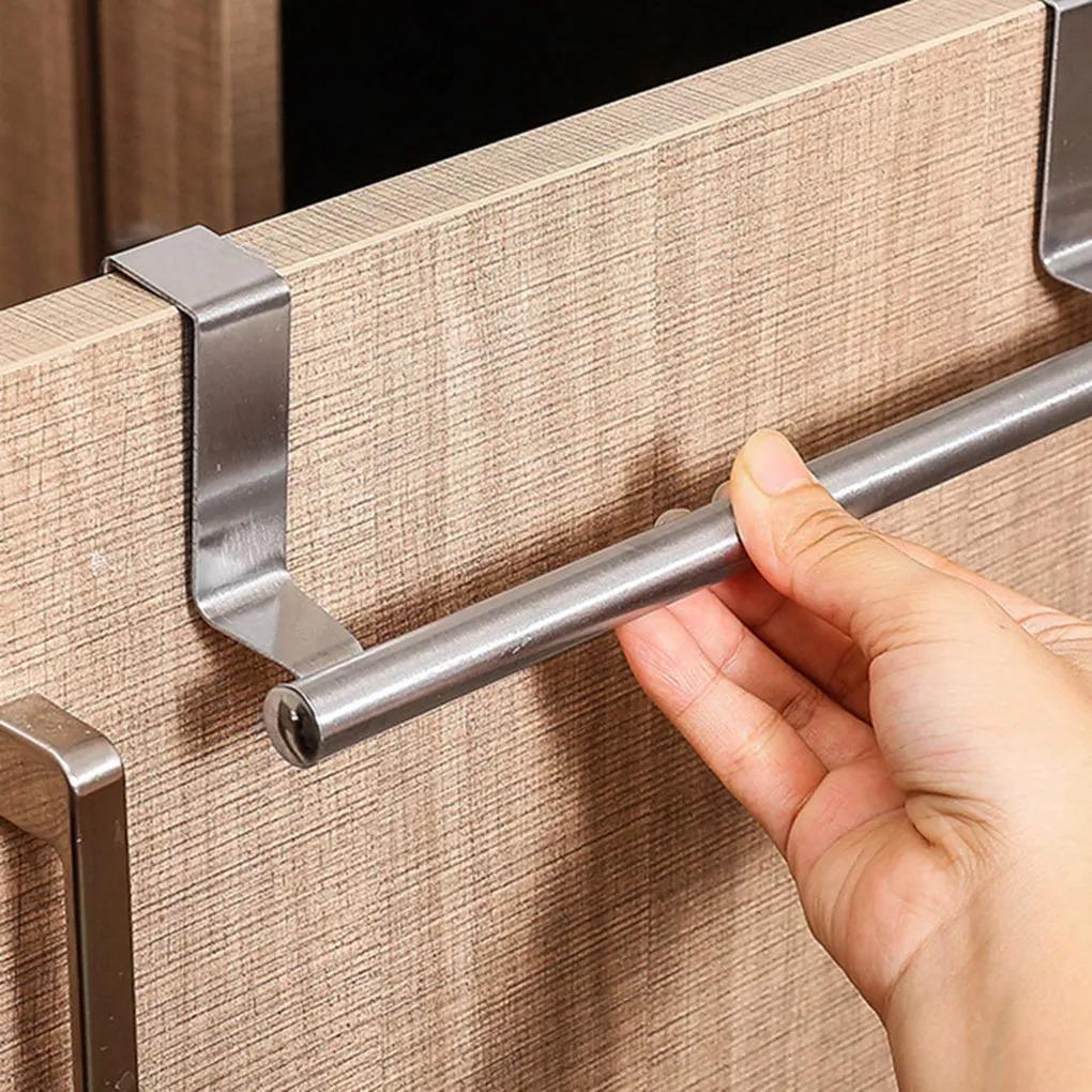 BowLift | Towel holder made of stainless steel for cabinet doors