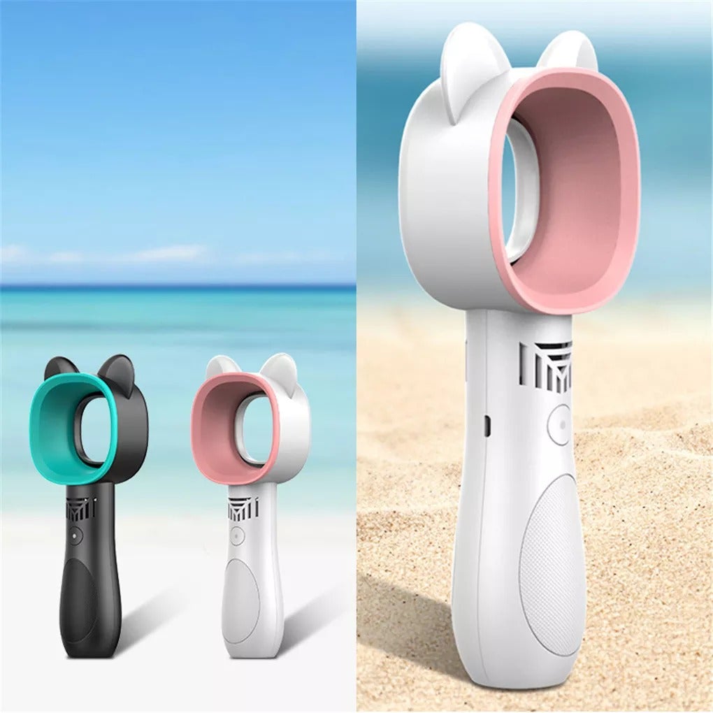 Modern Rechargeable Mini Cat Bladeless Fan | Bowlift