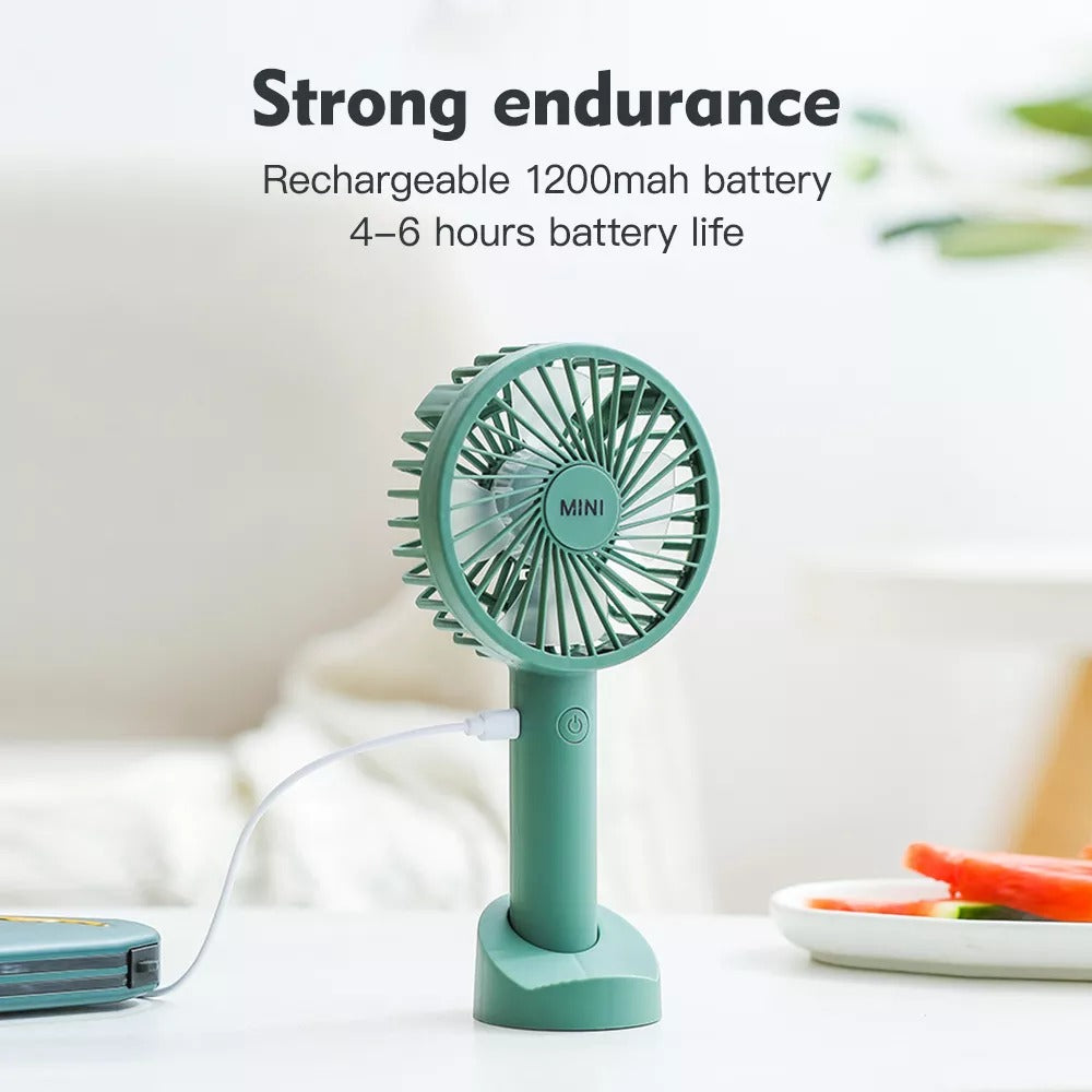 Phone Holder Mini Handheld Fan | Bowlift