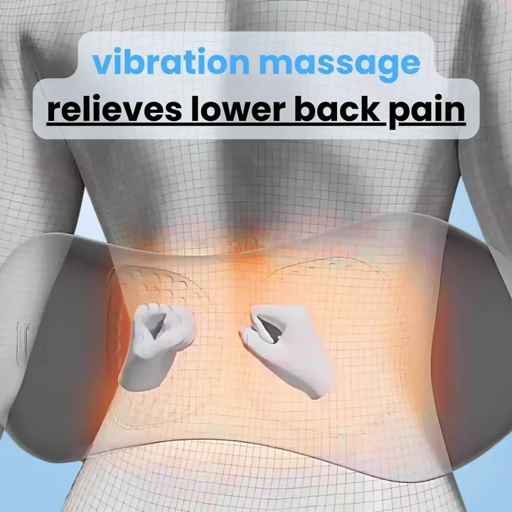 BowLift | Back Pain Massager with Heat & Vibration, Spinal Support for Sciatica Relief, Lower Back Pain & Posture Correction – 3-in-1 Home Therapy
