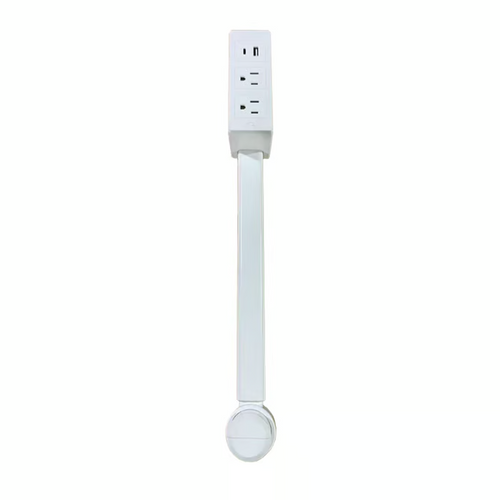 BowLift | Power Outlet Extender | USB-A & USB-C Charging Hub | Dual AC Outlets | 70cm Flexible Arm