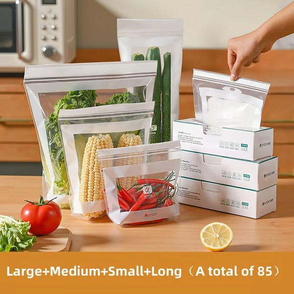 BowLift | Reusable Food Storage Bags | Airtight Double Seal | Freezer-Safe | Eco-Friendly PE