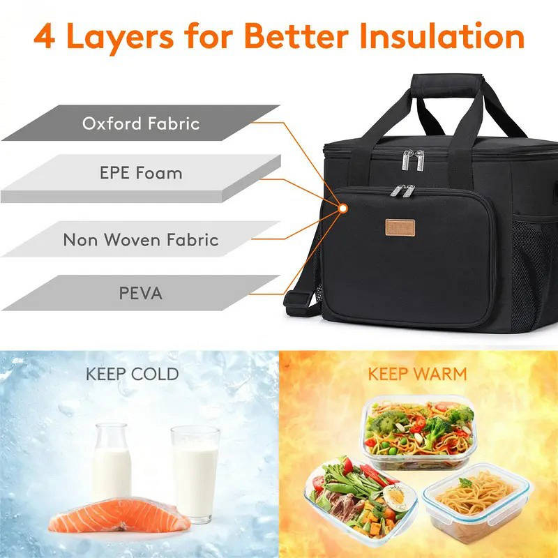 Insulated lunch bag with cooling function, 15 liters | Bowlift