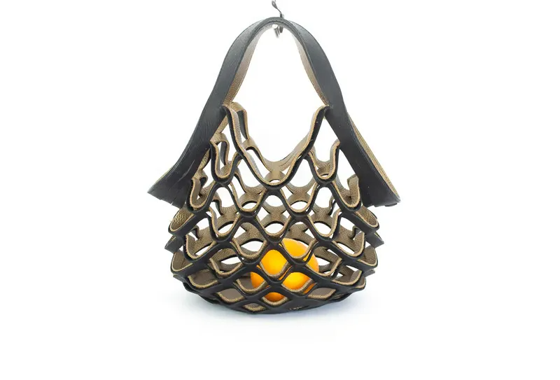 BowLift | Handmade Leather Foldable Tote Bag – Transformable, Lightweight Bag