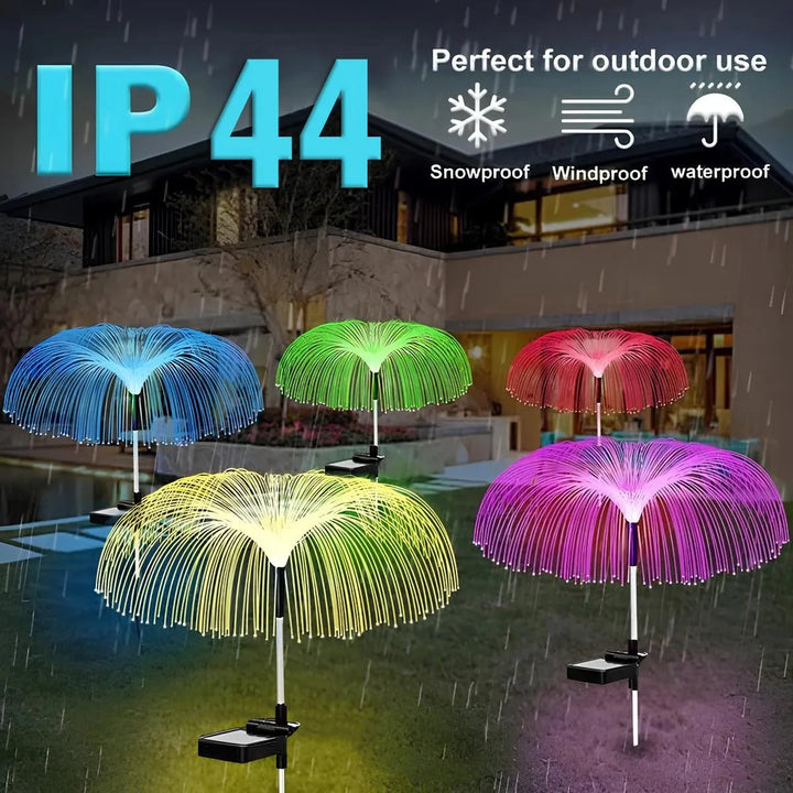 BowLift | Solar Garden Light Jellyfish – Hypnotic Color Change at Night