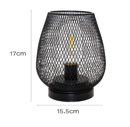 BowLift | RusticMesh Table Lamp Set – Industrial Style and Atmospheric Lighting