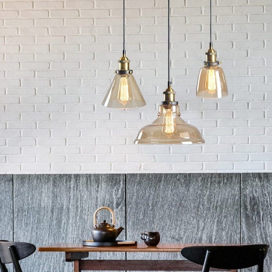 BowLift | GlassHaven – Elegant Industrial Pendant Lamp