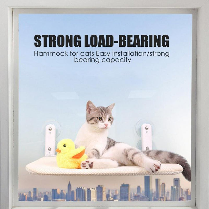 Foldable Suction Cup Hammock For Cats Bowlift