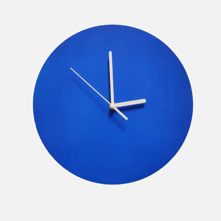 BowLift | Small Blue Geometric Wall Clock