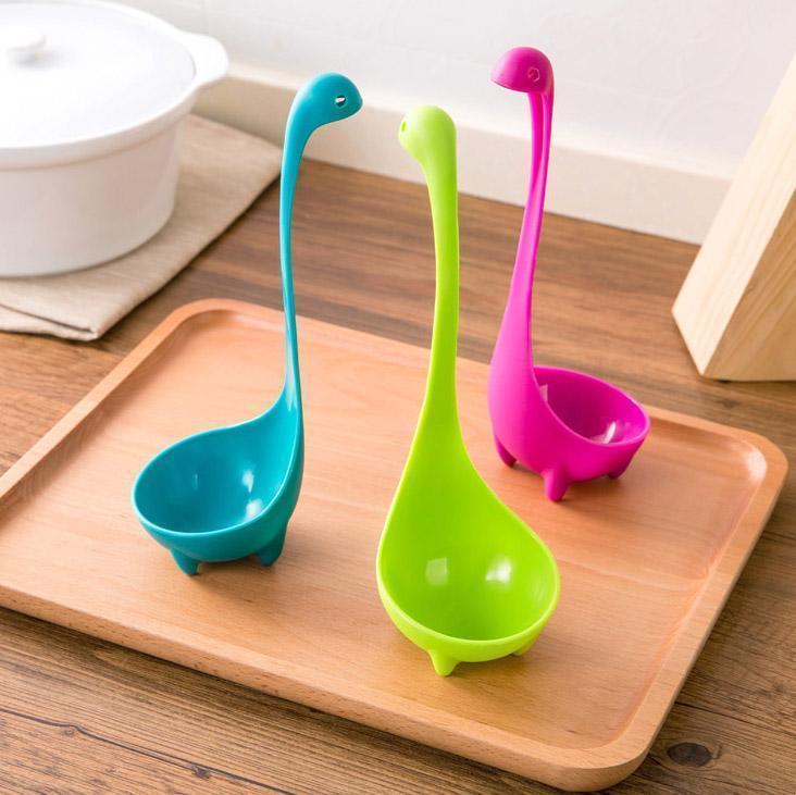 BowLift | 3Pcs Loch Ness Monster Ladle Baby Dinosaur Spoon pack