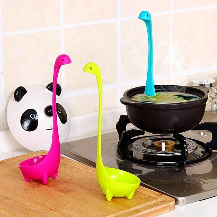BowLift | 3Pcs Loch Ness Monster Ladle Baby Dinosaur Spoon pack