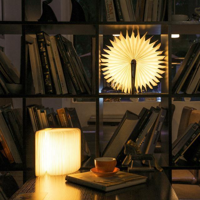 BowLift | Wood Book LED Lamp