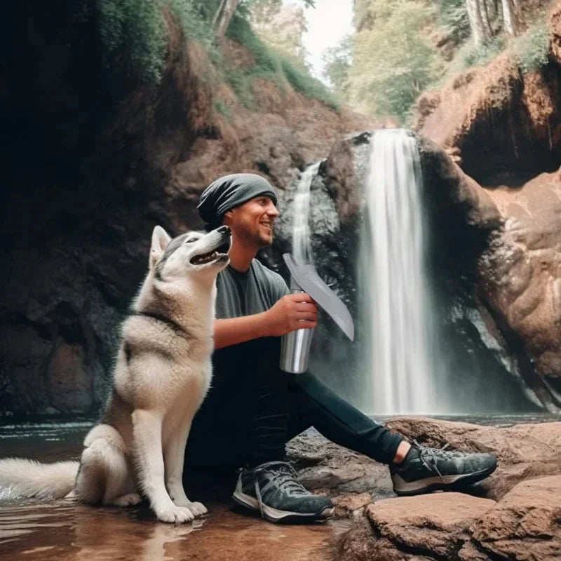 BowLift | Insulated Dog Water Bottle | Stainless Steel, Leak-Proof & Perfect for Travel and Outdoor Adventures