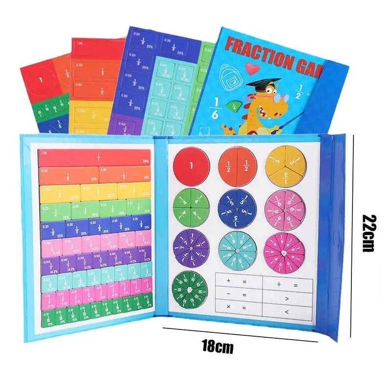 BowLift | Educational Maths Toy Magnetic Fraction Board