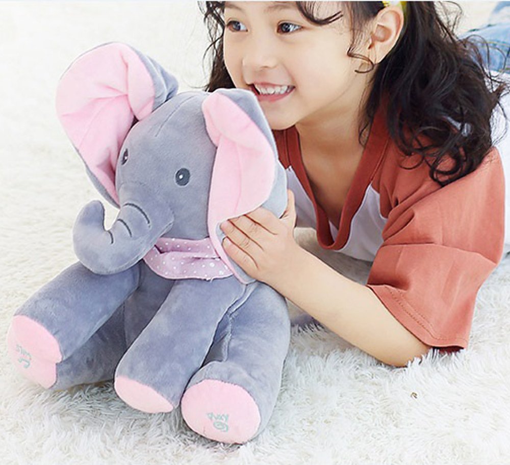 BowLift | Interactive Plush Toy Elephant Pattern with Music and Movement