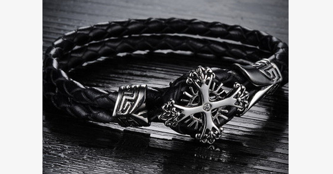 BowLift | Vintage Cross Men’s Bracelet