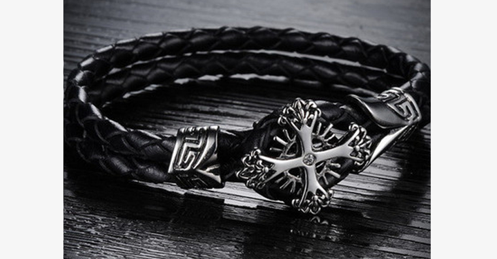 BowLift | Vintage Cross Men’s Bracelet
